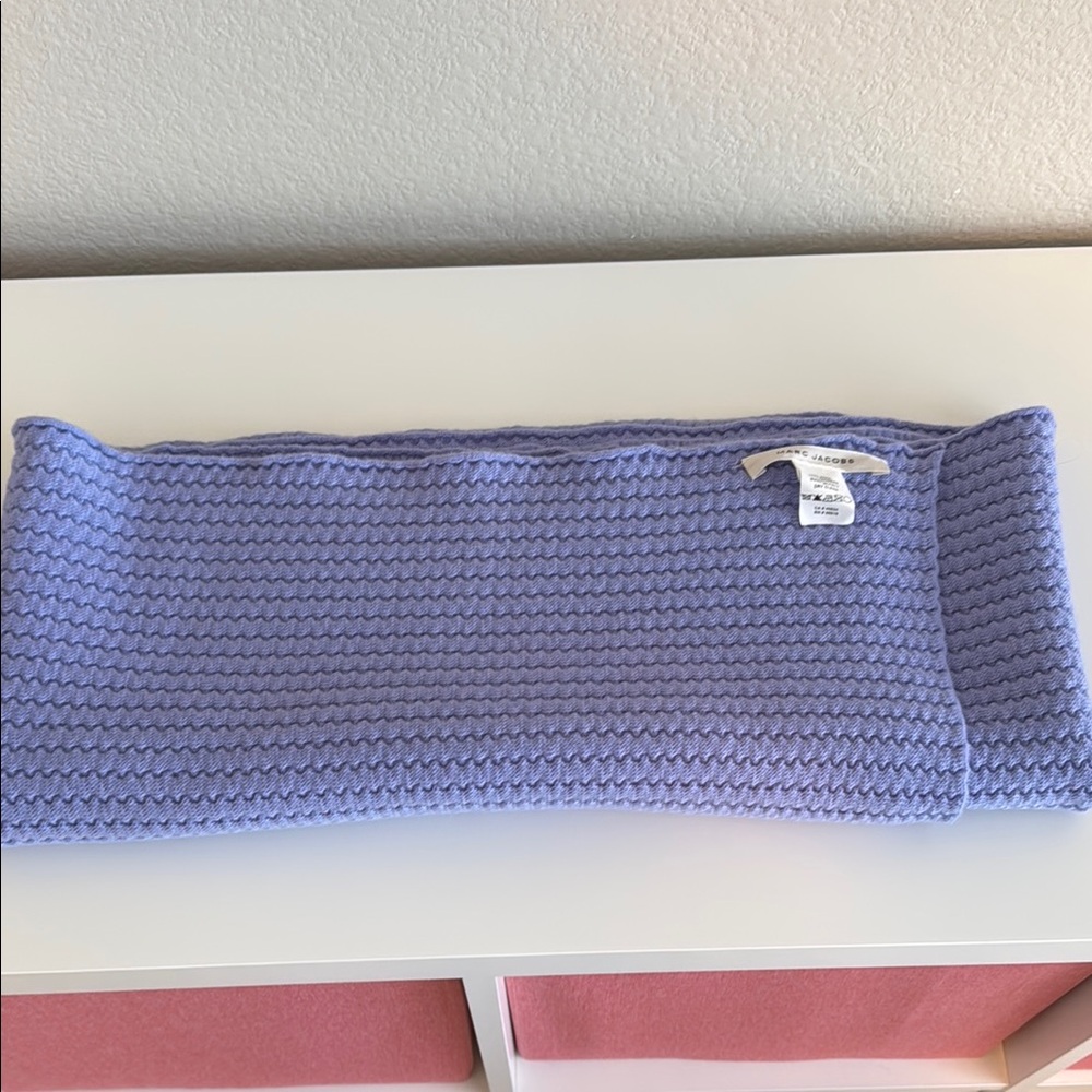 NWOT Marc Jacobs Lavender Wool and Cashmere Knit Scarf